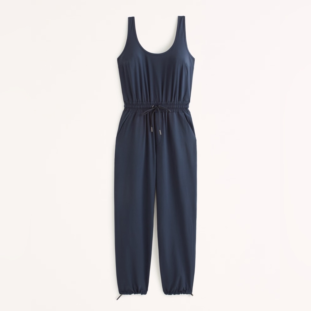 Abercrombie & Fitch Traveler Jumpsuit - Navy - Petite